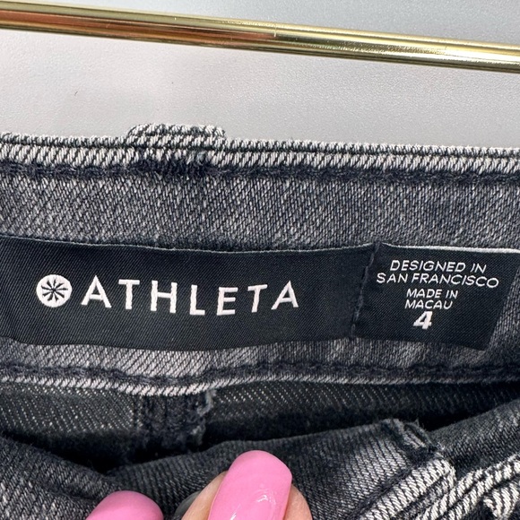 Athleta Gray Jeans Womens Size 4 Ankle Fitted - Picture 4 of 8